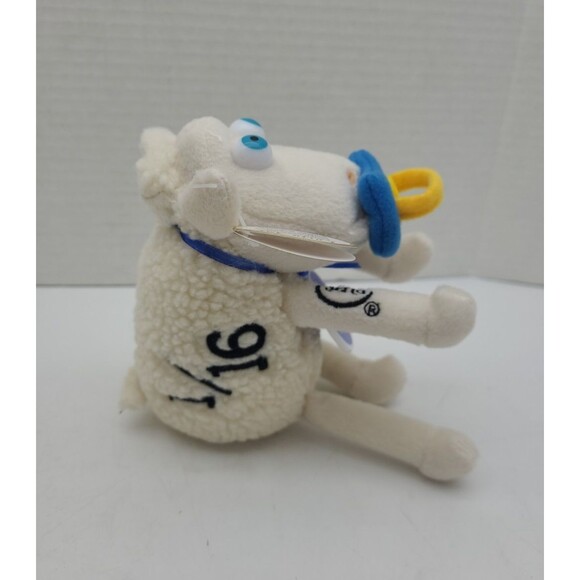 Lot 3 Serta Curto Toy Plush Sheep 1/16 Lamb With Binky Speed Limit 55 Racing 49 - Picture 13 of 16